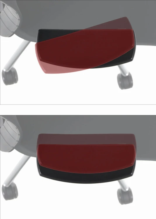 Fotel ergonomiczny AKCENT/F PLUS czarny mechanizm samoważący podłokietniki 4D