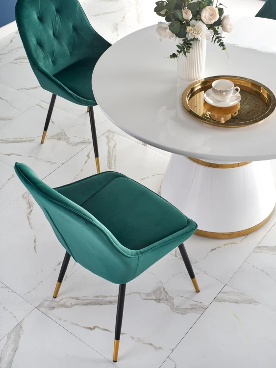 Stół okrągły VEGAS biały 120 cm