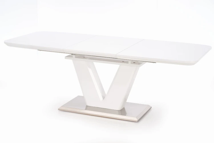 Stół rozkładany MISTRAL biały połysk 160 - 220 cm