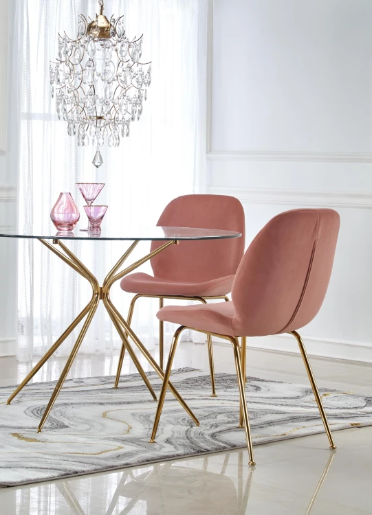 Stół transparentny RONDO okrągły 110 cm