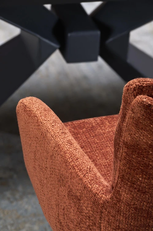 Stół rozkładany LUCIANO niebieski marmur 180 - 230 cm