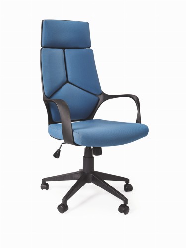 Fotel biurowy VOYAGER tkanina niebieska
