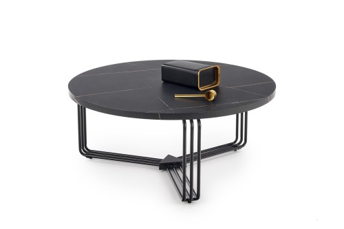 Ława ANTICA czarny marmur 80 cm