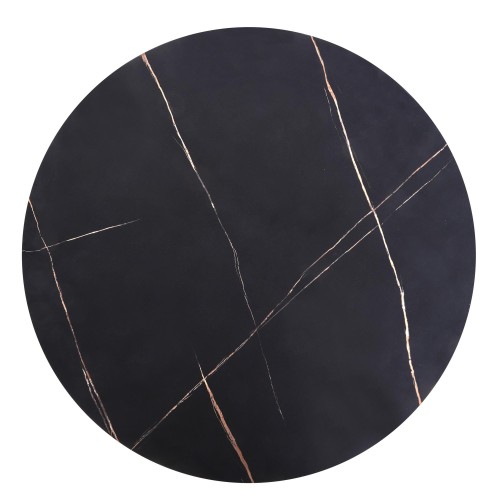 Ława ANTICA czarny marmur 80 cm