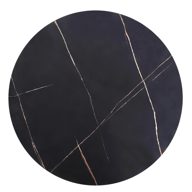 Ława ANTICA czarny marmur 80 cm