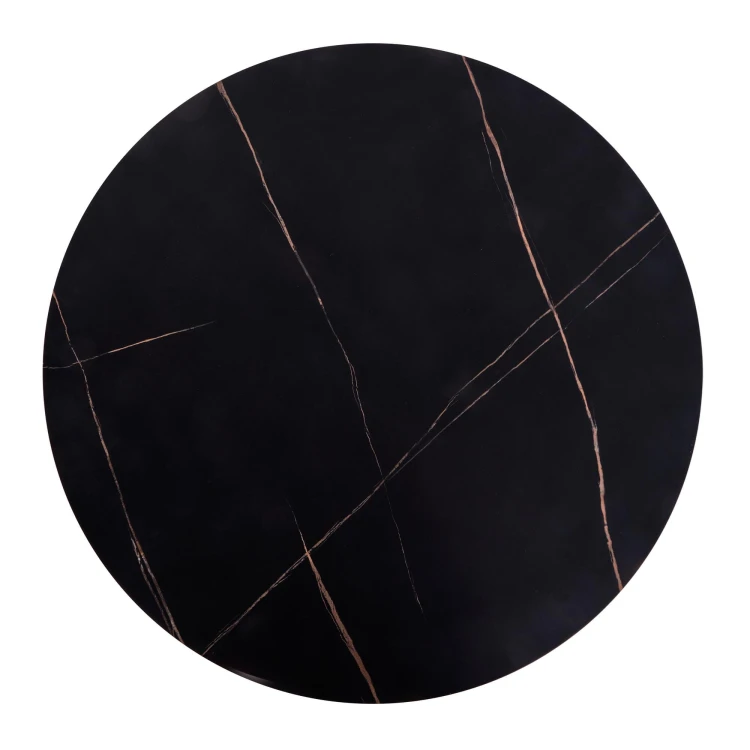 Ława ANTICA czarny marmur 80 cm
