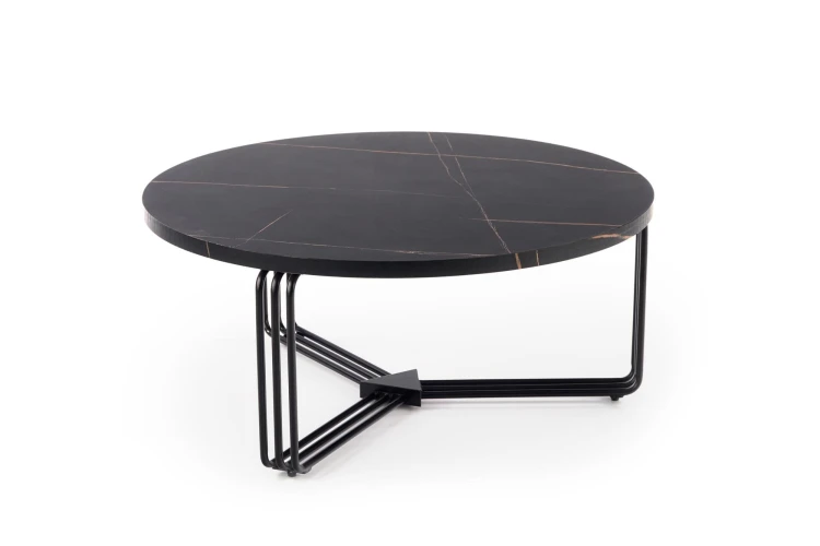 Ława ANTICA czarny marmur 80 cm