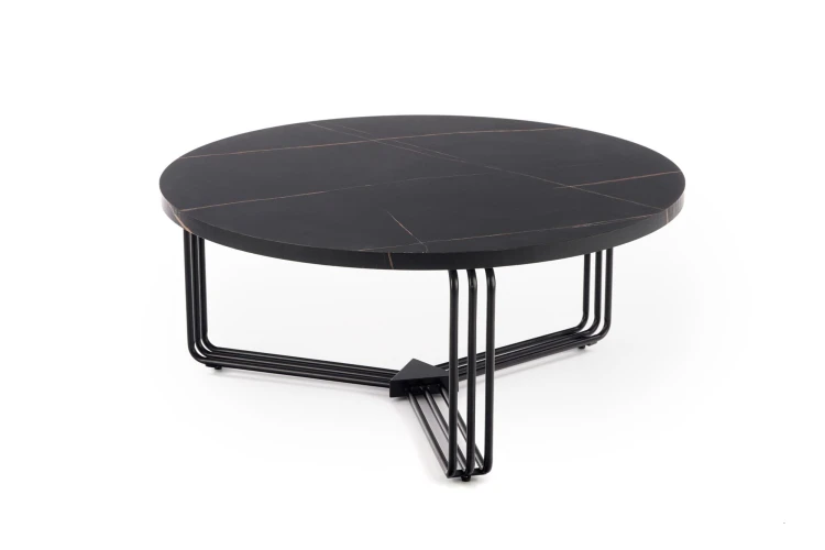 Ława ANTICA czarny marmur 80 cm
