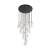 Lampa wisząca NILOS BLACK GOLD 26