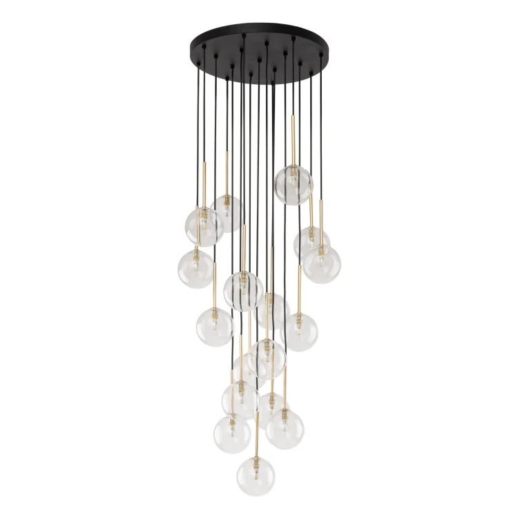 Lampa wisząca NILOS BLACK GOLD 17