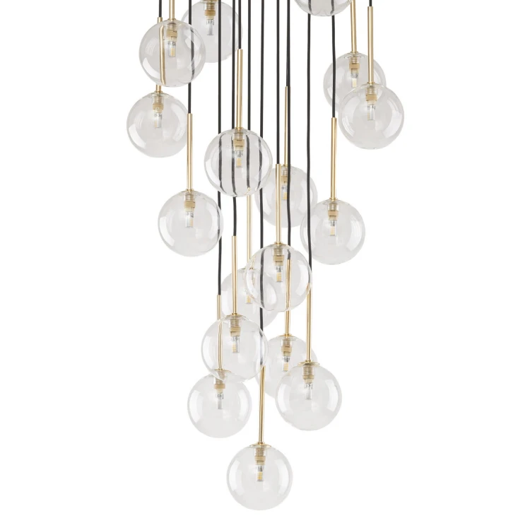 Lampa wisząca NILOS BLACK GOLD 17