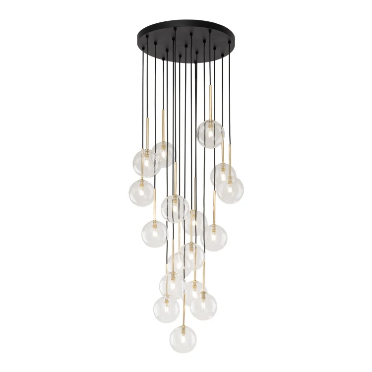 Lampa wisząca NILOS BLACK GOLD 17