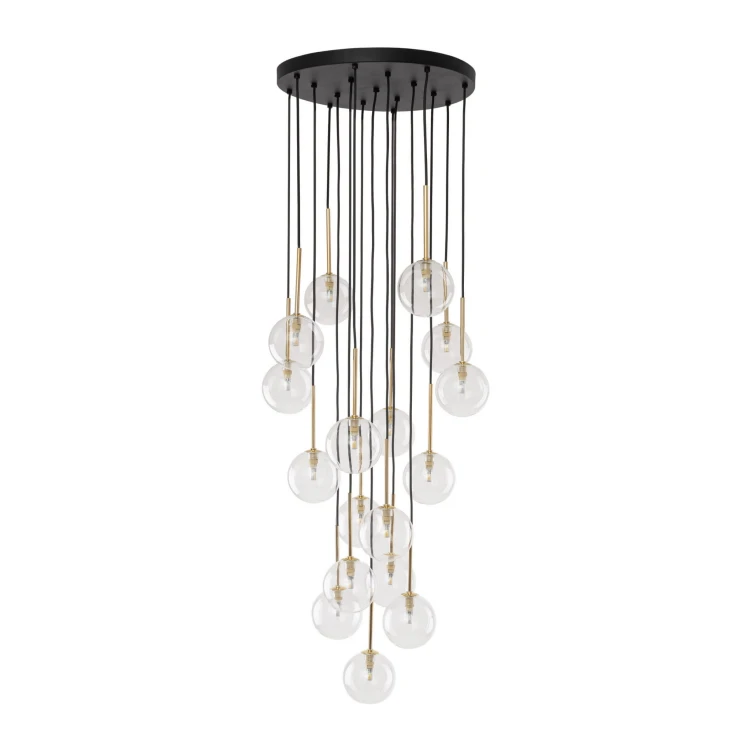 Lampa wisząca NILOS BLACK GOLD 17