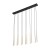 Lampa wisząca PIANO BLACK GOLD 12