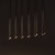 Lampa wisząca PIANO BLACK GOLD 12