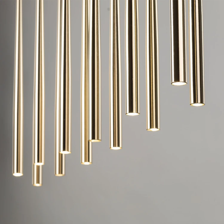 Lampa wisząca PIANO BLACK GOLD 12