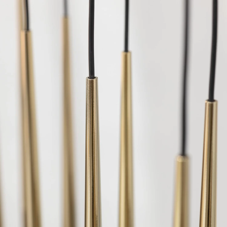 Lampa wisząca PIANO BLACK GOLD 12