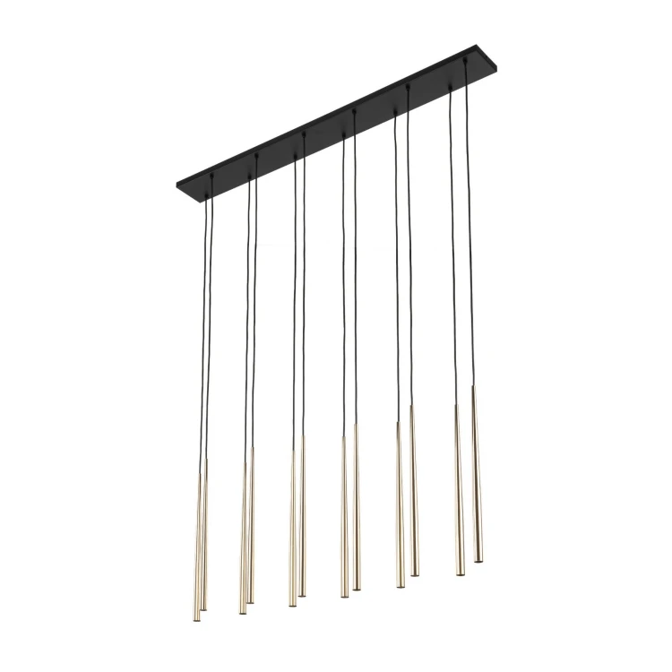 Lampa wisząca PIANO BLACK GOLD 12