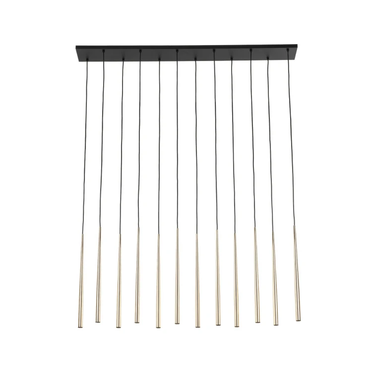 Lampa wisząca PIANO BLACK GOLD 12