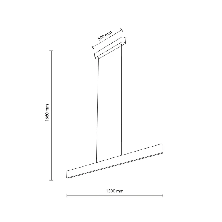 Lampa wisząca PRIMA WOOD Led 24W