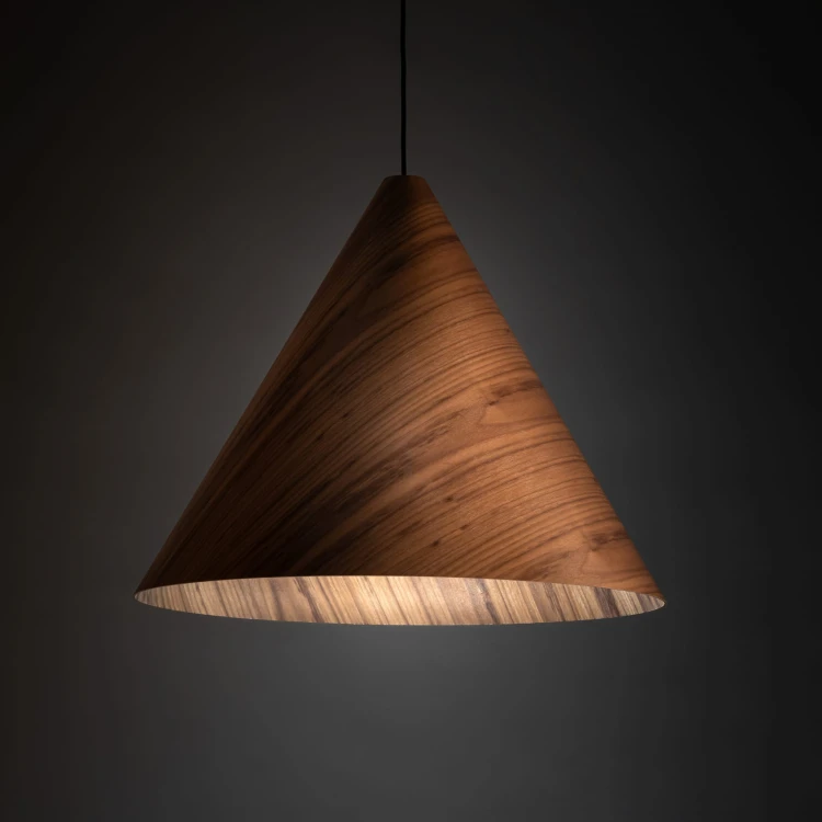 Lampa wisząca SOLIS WOOD dąb ciemny