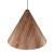 Lampa wisząca SOLIS WOOD dąb ciemny