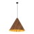 Lampa wisząca SOLIS WOOD dąb ciemny