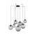Lampa wisząca ESME GRAPHITE 7