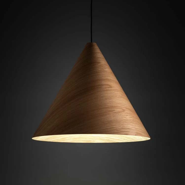 Lampa wisząca SOLIS WOOD dąb jasny