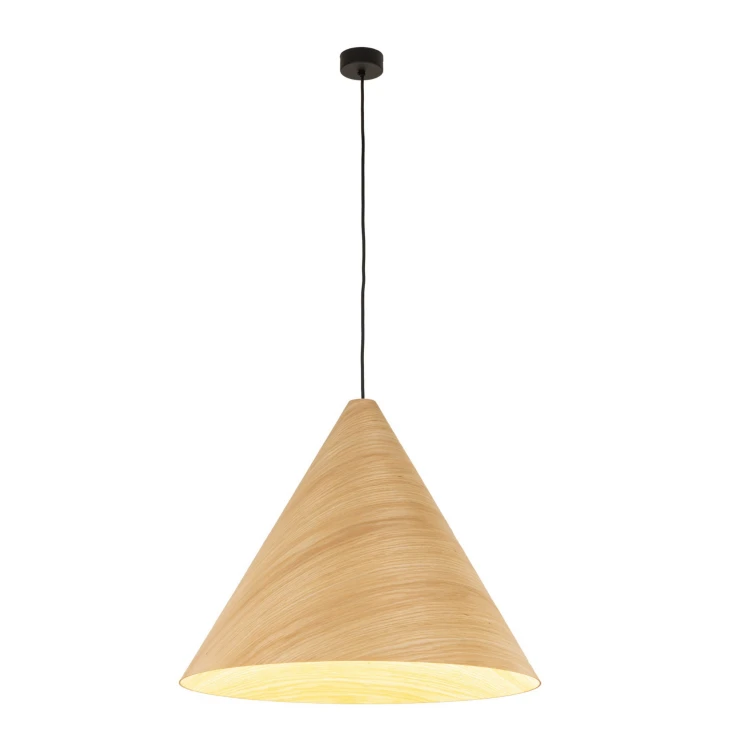 Lampa wisząca SOLIS WOOD dąb jasny