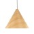 Lampa wisząca SOLIS WOOD dąb jasny