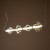 Lampa wisząca ELVA BRASS LED 30W