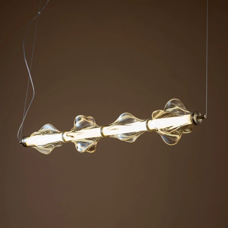 Lampa wisząca ELVA BRASS LED 30W