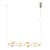 Lampa wisząca ELVA BRASS LED 30W