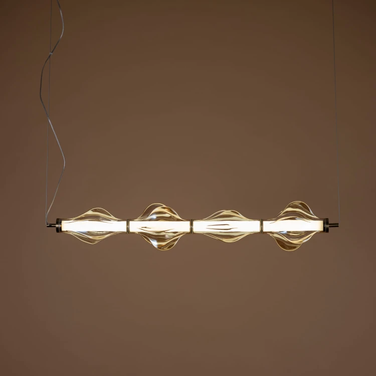 Lampa wisząca ELVA BRASS LED 30W