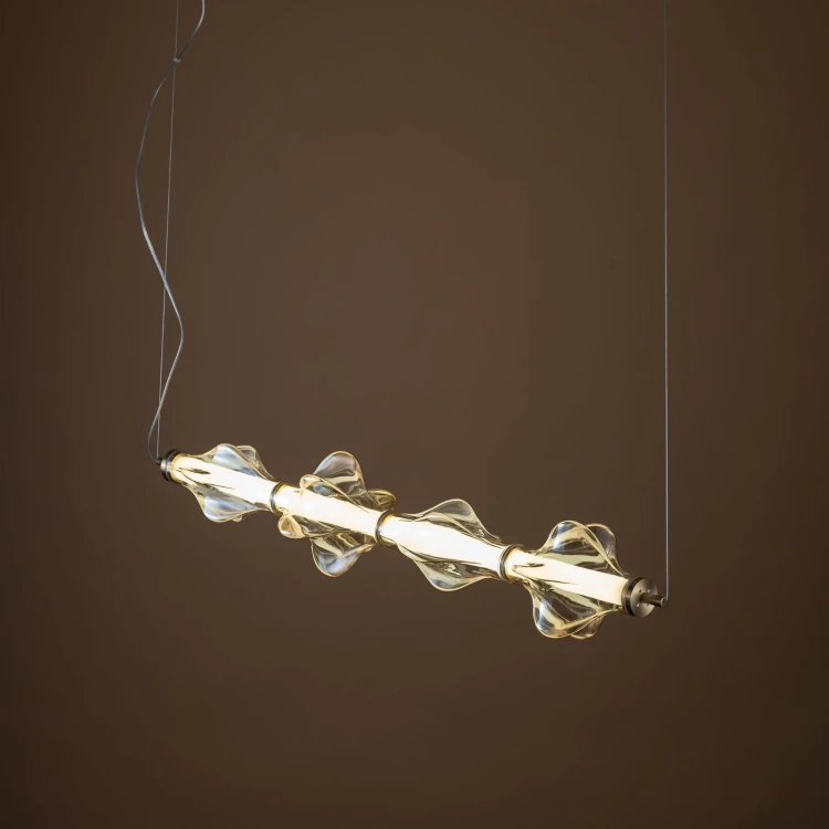 Lampa wisząca ELVA BRASS LED 30W