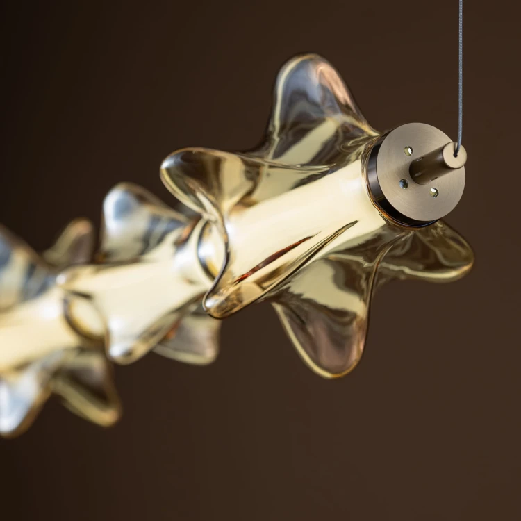 Lampa wisząca ELVA BRASS LED 30W
