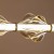 Lampa wisząca ELVA BRASS LED 30W