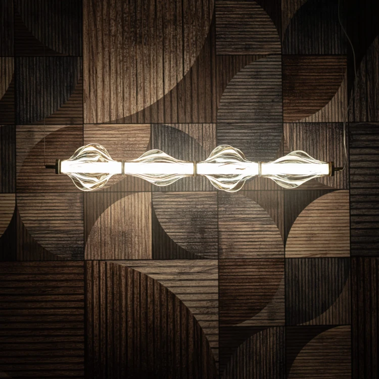 Lampa wisząca ELVA BRASS LED 30W