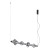 Lampa wisząca ELVA BLACK LED 30W