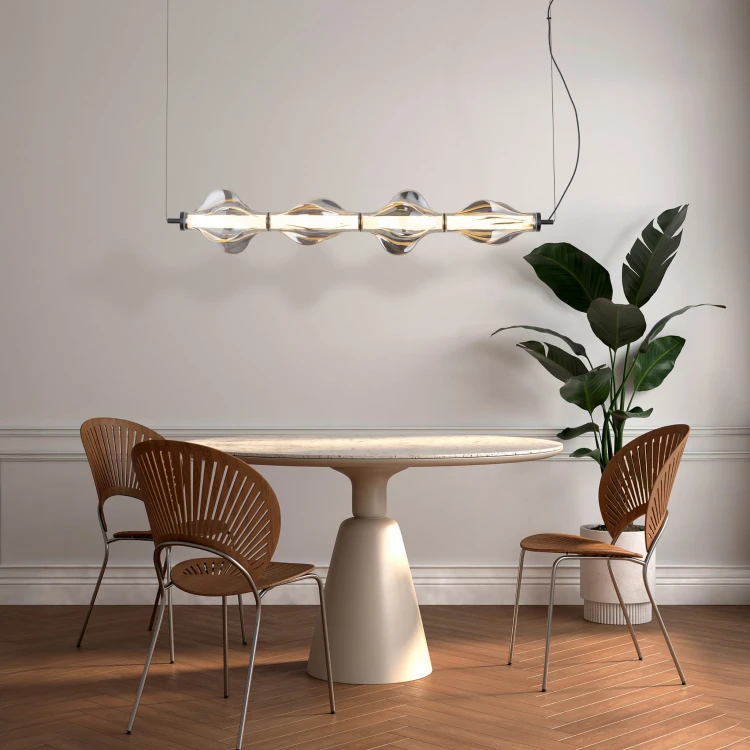Lampa wisząca ELVA BLACK LED 30W