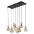 Lampa wisząca SOPHIA COGNAC 8XE14