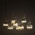 Lampa wisząca SOPHIA COGNAC 8XE14