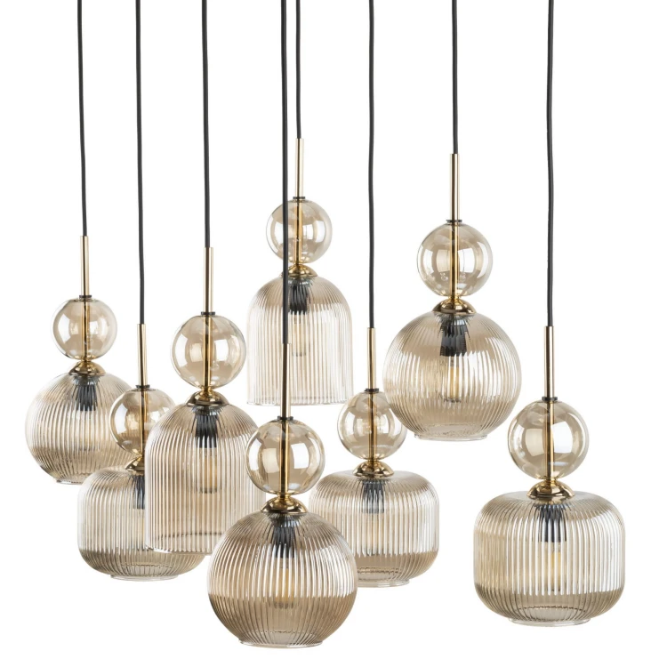 Lampa wisząca SOPHIA COGNAC 8XE14