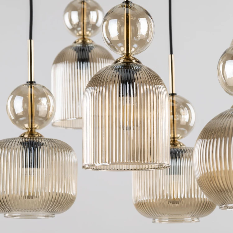 Lampa wisząca SOPHIA COGNAC 8XE14
