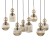 Lampa wisząca SOPHIA COGNAC 8XE14