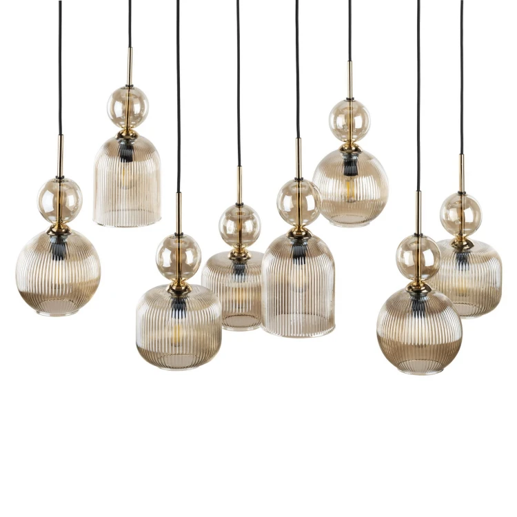 Lampa wisząca SOPHIA COGNAC 8XE14