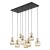 Lampa wisząca SOPHIA COGNAC 8XE14