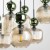 Lampa wisząca SOPHIA GREEN COGNAC 8XE14