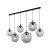 Lampa wisząca listwa ESME GRAPHITE 6